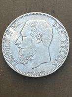 Belgique. Léopold II. 5 Francs 1867 met punt achter waarde., Postzegels en Munten