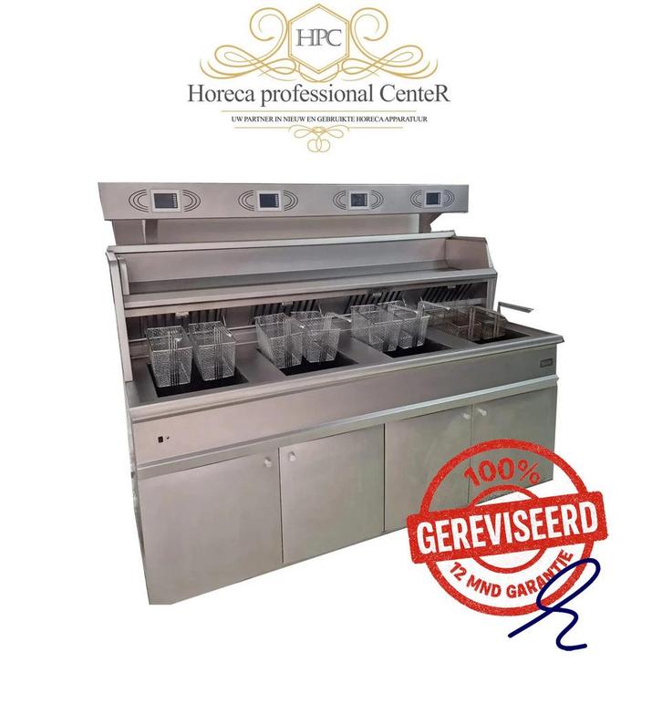 Hegro 4 pans gereviseerde Hoog rendement bakwand friteuse, Zakelijke goederen, Horeca | Keukenapparatuur, Ophalen of Verzenden