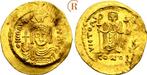 Solidus Antiochia goud Byzanz: Mauricius Tiberius, 582-60..., Postzegels en Munten, Munten en Bankbiljetten | Verzamelingen, Verzenden