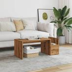 vidaXL Salontafel 90x45x35 cm bewerkt hout artisan, Huis en Inrichting, Verzenden, Nieuw