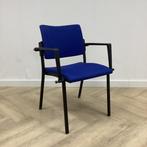 Beta Be19 vergaderstoel / zaalstoel, blauw - zaal, Gebruikt, Zwart, Eén