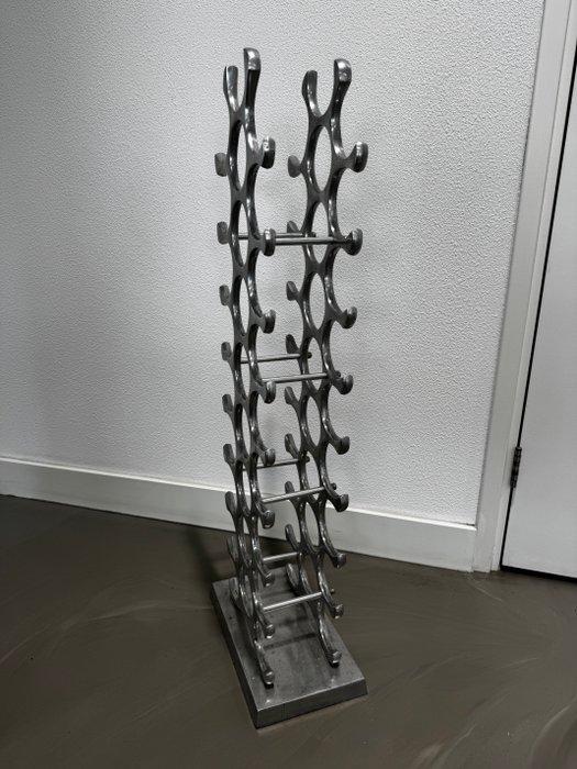 Design - Wijnrek - Aluminium, Antiek en Kunst, Antiek | Meubels | Stoelen en Sofa's