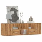 vidaXL Hoekkast 160x40x45 cm bewerkt hout artisanaal eiken, Verzenden, Nieuw