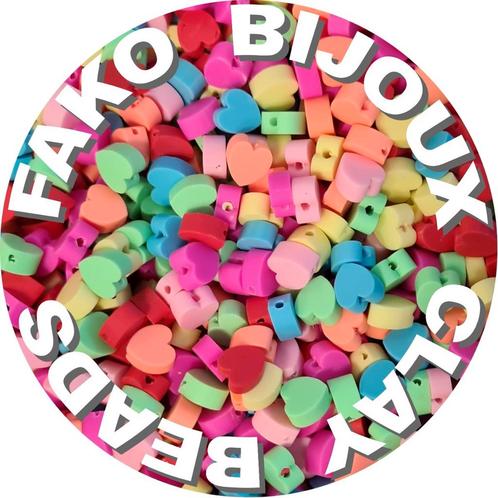 Fako Bijoux® - Klei Kralen Hartjes - Figuurkralen -, Hobby en Vrije tijd, Kralen en Sieraden maken, Verzenden