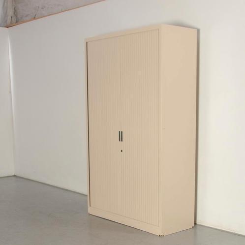 Aspa roldeurkast, crème 195x120 cm, incl. 4 legborden, Huis en Inrichting, Kasten | Roldeurkasten en Archiefkasten, Gebruikt, Ophalen of Verzenden