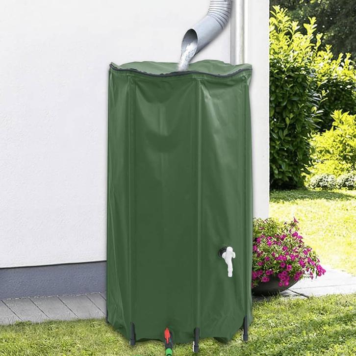 vidaXL Watertank met kraan opvouwbaar 380 L PVC, Tuin en Terras, Overige Tuin en Terras, Nieuw, Verzenden