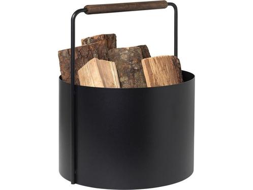 Blomus ASHI Haardhoutmand H 45 cm, Ø 35 cm (M) - Brown Oak, Huis en Inrichting, Woonaccessoires | Overige, Nieuw, Verzenden