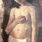 Glauco Cambon (1875-1930), Attr. a - Studio di nudo, Antiek en Kunst