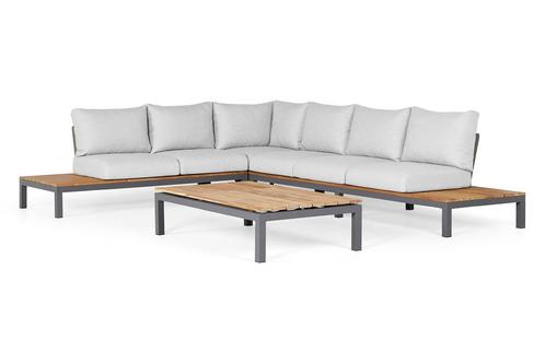 Suns Memphis loungeset 6-zits soft grey links SALE |, Tuin en Terras, Tuinsets en Loungesets