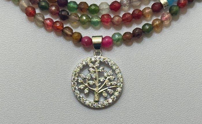 Agate en Nephrite multicolor met levensboom en vierkante, Antiek en Kunst, Antiek | Boeken en Manuscripten