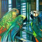 Camille Hilaire (1916-2004) - Trois perroquets
