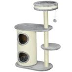 TRUUSK Krabpaal voor Katten - 2 Grotten - Sisal Touw Palen -, Verzenden, Nieuw