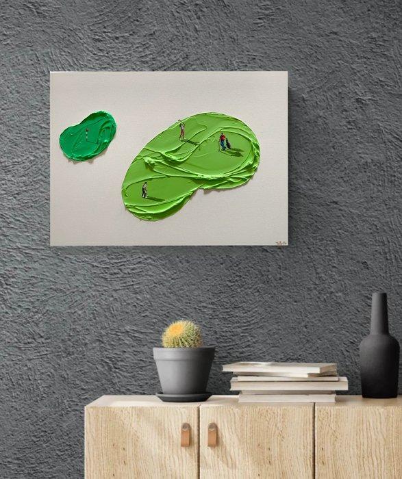 Taty Ur - Golfscape, Antiek en Kunst, Kunst | Schilderijen | Modern