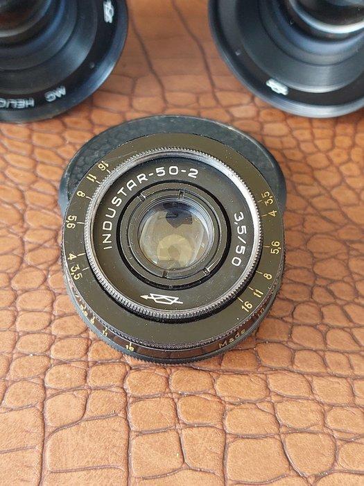 Helios, Industar Helios-44M-4 2/58; Industar-50-2 3.5/50;, TV, Hi-fi & Vidéo, Appareils photo analogiques