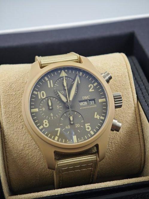 IWC - Pilot Chronograph Mojave Desert 2024 - IW389402 -, Handtassen en Accessoires, Horloges | Antiek