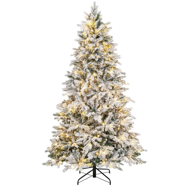 2dekans | Coast kunstkerstboom 210 cm – geflockt, Diversen, Kerst, Ophalen of Verzenden