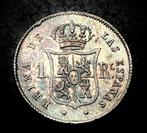 Spanje. Isabel II. Real 1863 Madrid (Zonder minimumprijs), Postzegels en Munten