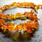 Collier en ambre baltique naturel de couleur miel - Ambre -