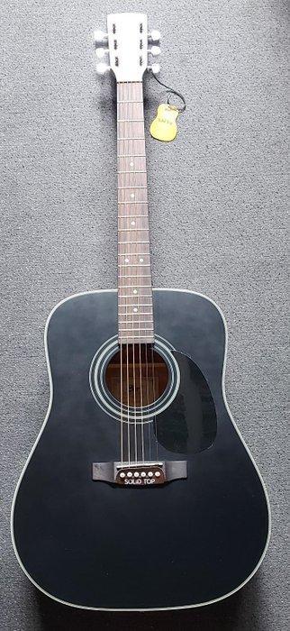 Cort - Earth 70 Black Satin met hoes - - Akoestische gitaar, Muziek en Instrumenten, Snaarinstrumenten | Gitaren | Akoestisch