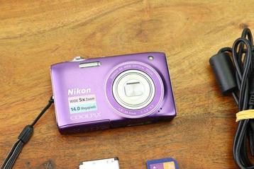 Nikon Coolpix S3100, 14.1 MP Digitale camera beschikbaar voor biedingen