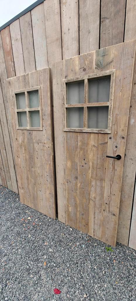 Unieke steigerhouten deuren – vouwdeuren - schuifdeur- poort, Doe-het-zelf en Bouw, Overige Doe-Het-Zelf en Bouw, Nieuw