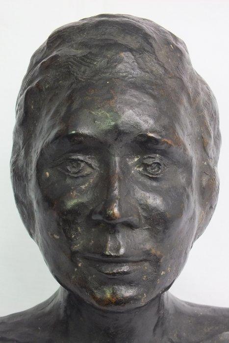 sculptuur, Buste - 6,6 kg - 23 cm - Brons, Antiek en Kunst, Curiosa en Brocante