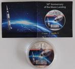 Verenigde Staten. 1 Dollar 2019  Silver Eagle  Apollo 11, Postzegels en Munten