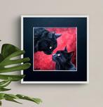 AniB. -  Through Their Eyes: A Cats Dialogue, Antiek en Kunst