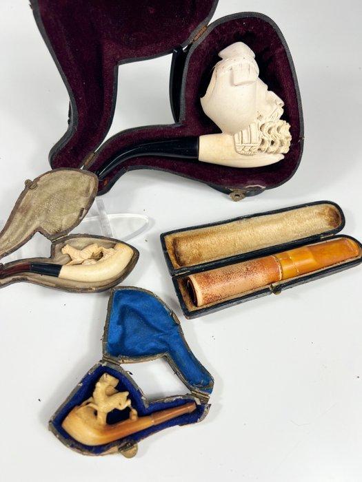 Zonder Minimumprijs - Pijp - meerschuim, Hout, Steen, Verzamelen, Rookartikelen, Aanstekers en Luciferdoosjes