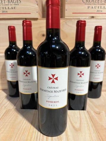 2021 Chateau Hermitage Mazeyres - Pomerol - 6 Bouteilles, Nieuw