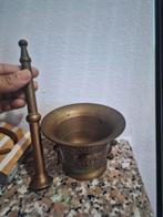 Vijzel - Messing - Vintage van opas bankschroef