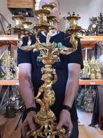 Candélabre (2) - Bronze doré - Chandeliers en fer dor, Antiek en Kunst, Antiek | Klokken