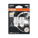 Osram W21W LED Retrofit Oranje 12V W3x16d 2 Stuks, Ophalen of Verzenden, Nieuw