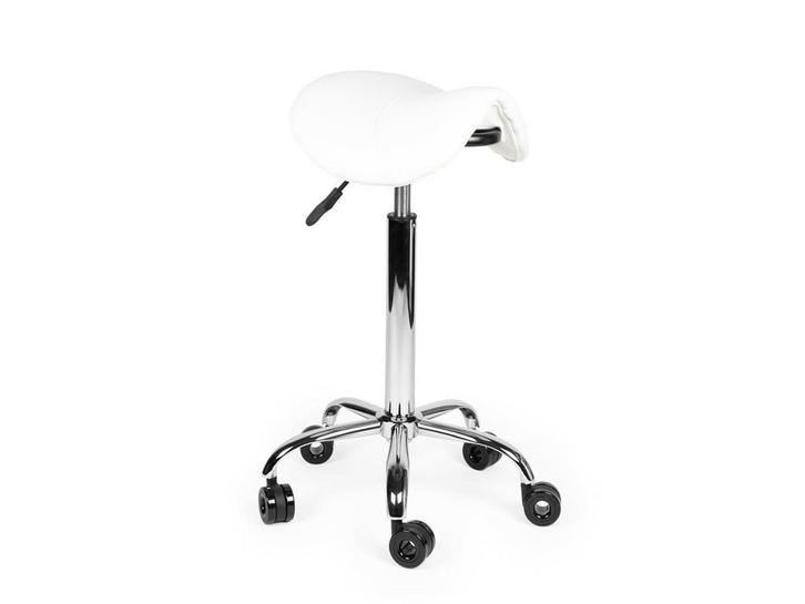 Kapperskruk Wit - Hoge uitvoering, Huis en Inrichting, Krukjes, Nieuw, In hoogte verstelbaar