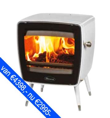 Unieke eenmalige kans Dovre Vintage 35 e12 wit emaille NIEUW beschikbaar voor biedingen