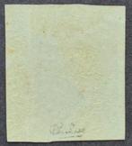 Frankrijk 1854 - Napoléon III niet getand, 5 c. groen,, Postzegels en Munten, Gestempeld