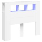 Hoofdbord LED Wit 120cm | Tweede Kansje | Designkoopje, Huis en Inrichting, Slaapkamer | Bedden, Verzenden, Wit, Nieuw, Twijfelaar