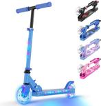 Kinderstep - LED Wielen - Verstelbaar - Vouwbaar - Blauw - T, Fietsen en Brommers, Verzenden, Nieuw