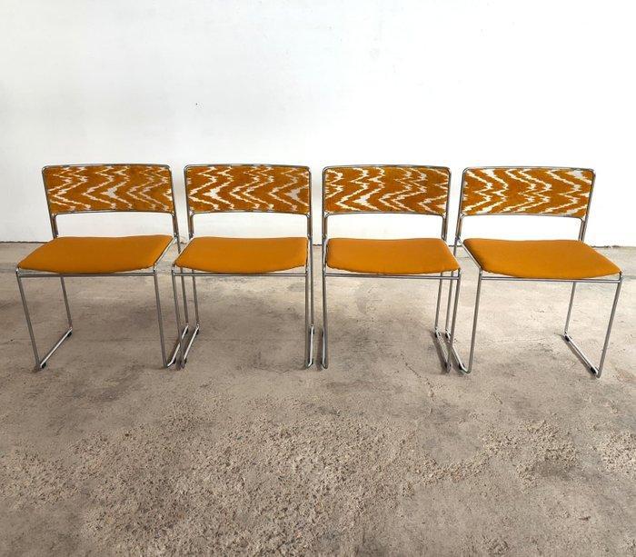 Saporiti - Vittorio Introini - Stoel (4) - Voorstellen -, Antiek en Kunst, Antiek | Meubels | Stoelen en Sofa's