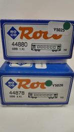 Roco H0 - 44878/44880 - Modeltrein personenwagen (2) -, Hobby en Vrije tijd, Nieuw