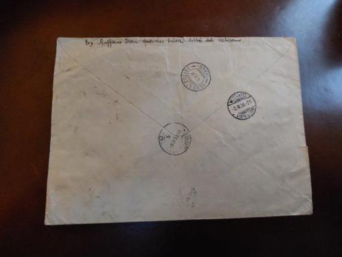 Vaticaanstad 1929 - Aangetekende brief met frankering met, Postzegels en Munten, Postzegels | Europa | Italië