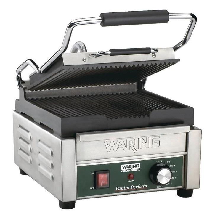 Contactgrill/Panini Grill Gietijzer | Enkel | 2kW/h |, Zakelijke goederen, Horeca | Keukenapparatuur, Nieuw in verpakking, Verzenden
