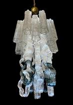 Plafondlamp - imposante boomstammen-kettingen - glas, Antiek en Kunst, Curiosa en Brocante