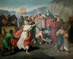 École française (XIX) - Scena biblica, Antiek en Kunst, Kunst | Schilderijen | Klassiek