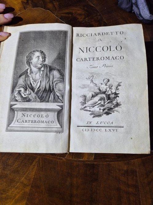 Niccolò Forteguerri pseudonimo Niccolò Carteromaco -, Antiek en Kunst, Antiek | Boeken en Manuscripten