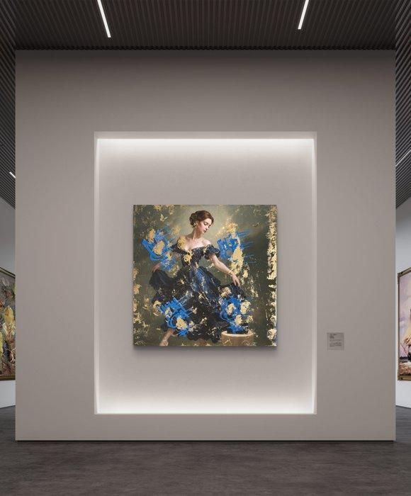 Nicole Lubbers - Dance of the Deep Sky XL, Antiek en Kunst, Kunst | Schilderijen | Modern