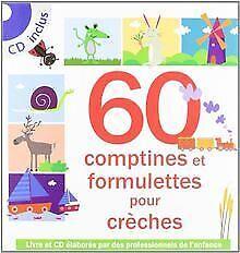 60 Comptines et formulettes pour crèches (1CD aud...  Book, Boeken, Overige Boeken, Gelezen, Verzenden