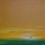 Franklin Meijer (1945) - Waddenzee - Sunset