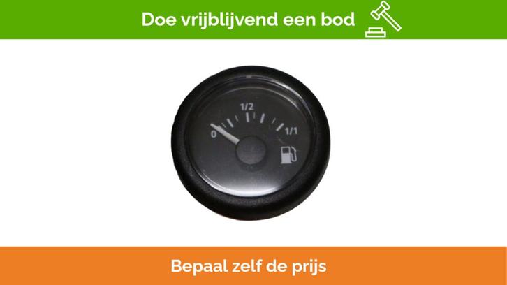 Bieden: VDO Ocean Line Fuel guage display black - N02-222-7, Watersport en Boten, Navigatiemiddelen en Scheepselektronica, Ophalen of Verzenden