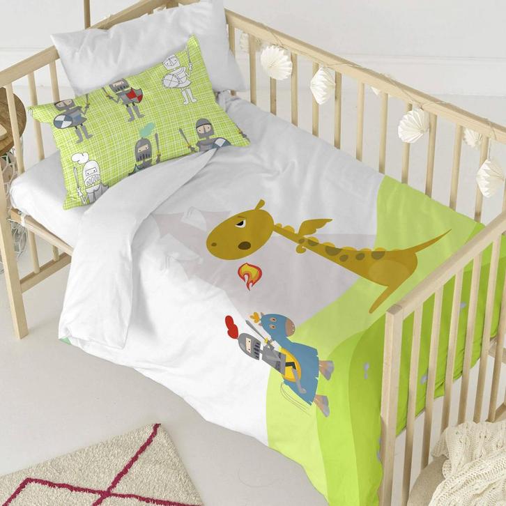 Dekbedovertrek Knight | Mr Fox, Kinderen en Baby's, Kinderkamer | Beddengoed, Nieuw, Verzenden